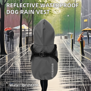 ชุดเสื้อกั๊กสุนัขผ้าโพลีเอสเตอร์สะท้อนแสงทันสมัยทันสมัยเสื้อโค้ทสำหรับฤดูใบไม้ผลิ - Product Image 2