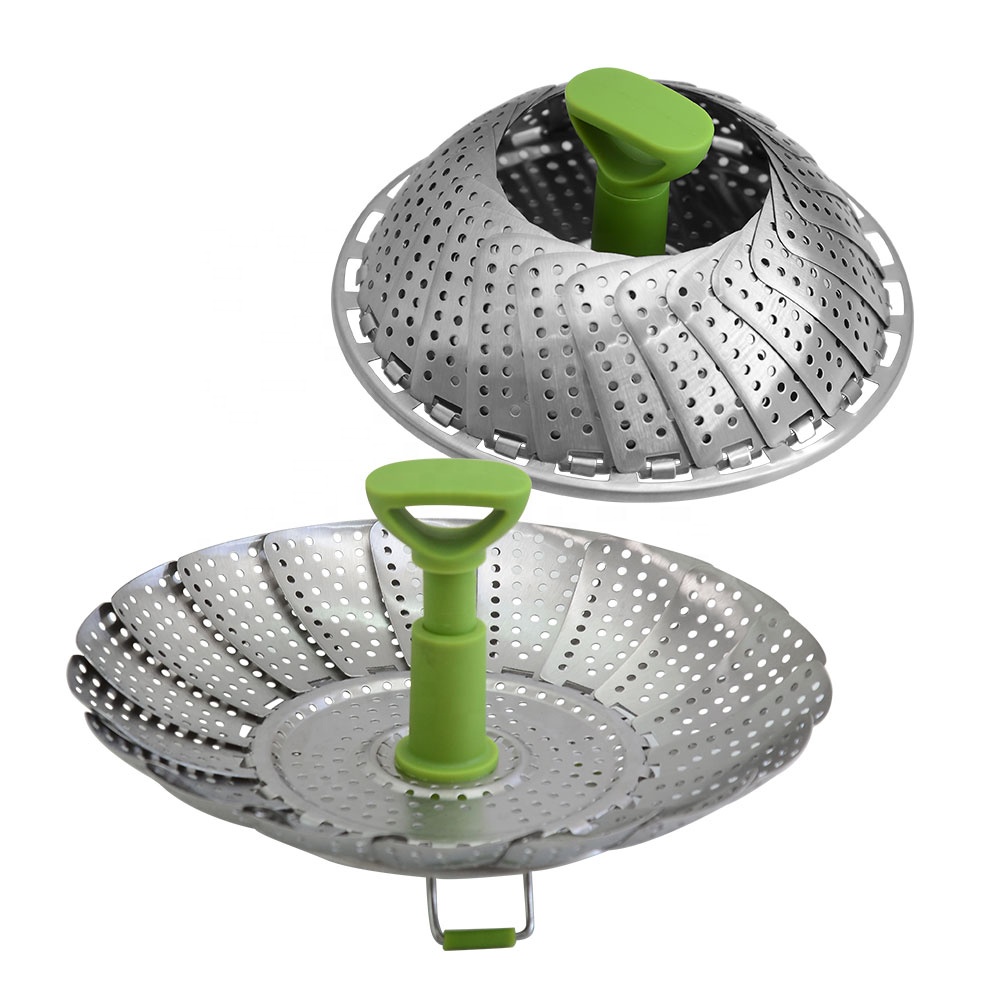 Фабрика свинина Bao булочка решетка для варки Овощной пароход Выдвижной Складной бытовой кухонной утвари пищевая Пароварка из нержавеющей стали корзины