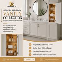 Porte de placard Shaker classique blanc cassé, panneau encastré pur, finition mate, sur mesure, en gros