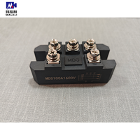 MDS100A1600V Pont redresseur triphasé Module redresseur à base en aluminium Diode redresseur à pont triphasé