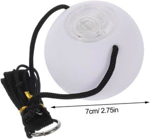 Wholesale Changing Color <b>LED</b> Poi <b>Balls</b> Light up With String Flashing Belly Dance <b>LED</b> <b>Ball</b> Toys for Night Club Christmas Party - Product Image 2