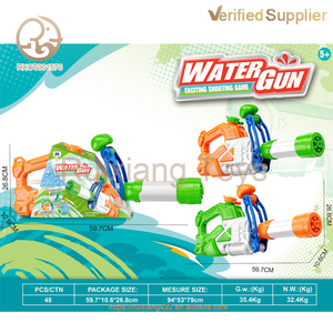 Grande capacità estiva all'aperto Gatling ad alta pressione pistola ad acqua per bambini Unisex prodotto in plastica - Product Image 5