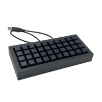 Clavier Mini USB Entièrement Programmable LIFPOS Personnalisé à 40 Touches avec Lecteur de Carte Magnétique en Option pour Système de Point de Vente
