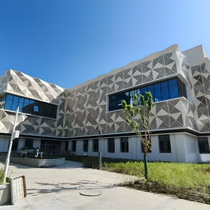 Panneaux de mur-rideau en aluminium anodisé, surface anti-corrosion, pour applications extérieures de bâtiments - Product Image 3