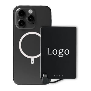 พาวเวอร์แบงค์บางเฉียบแบบพกพาทำจากโพลิเมอร์บางเฉียบแบน2650mAh 5000mAh โลโก้ตามสั่ง - Product Image 1