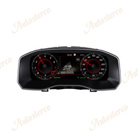 Kokpit Virtual Digital Cluster Mobil untuk Volkswagen VW Amarok, Head Unit Dashboard Mobil, Layar Instrumen Hiburan, Pengukur Kecepatan