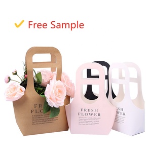 wholesale paper flower box flower gift box flower paper bags