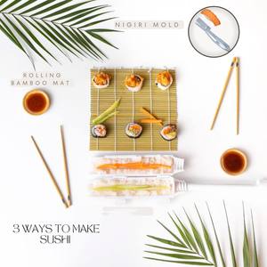 L'ensemble d'outils de bricolage pour la fabrication de <span class=keywords><strong>sushis</strong></span> comprend une assiette en bambou et une cuillère à rouler pour les <span class=keywords><strong>sushis</strong></span> faits <span class=keywords><strong>maison</strong></span> - Product Image 5