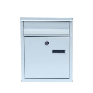 Boîte aux lettres en fonte d'aluminium décorative style victorien extérieur résistant aux intempéries montage mural capacité 5L - Product Image 2