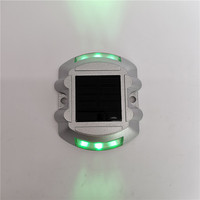 Panel de energía solar Circular Led Cat Eyes Light Célula solar LED Embedded Road Stud Luz intermitente Lámpara de camino de entrada