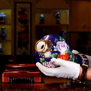 Dai Jialin Cloisonne <b>Vase</b> Long-Lasting High-End <b>Ceramic</b> Porcelain for Home Decor Prosperous Plum Design Living Room 3.80501 - Product Image 4