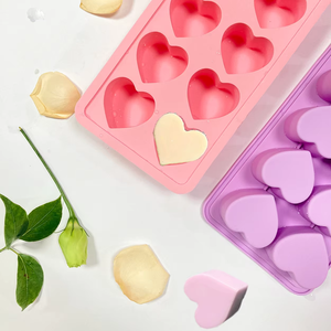 Silicone khuôn để làm <span class=keywords><strong>Ice</strong></span> Cube sô cô la thạch nến 10 khoang hình trái tim Silicone <span class=keywords><strong>Ice</strong></span> Cube khay <span class=keywords><strong>Ice</strong></span> Cream công cụ - Product Image 1