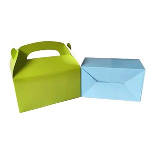 Candy Box Cake <b>Packing</b> Box 160x90x86mm With Handle Rectangle Food Packaging Paper <b>Boxes</b> - Product Image 2