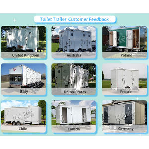 Baño Público de Lujo, Inodoro Portátil para Glamping, Ducha para Caravana, Inodoros Químicos Portátiles, Remolque de Baño Móvil VIP - Product Image 2