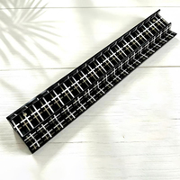 Supports de Mahjong américains en acrylique, motif à carreaux noirs, porte-pièces de Mahjong pour accessoires de jeu de Mahjong américain NMJL