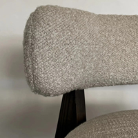2025 moderne Vintage luxe en bois massif salle à manger chaise tissu maquillage chaise meubles avec éponge coussin salle à manger meubles