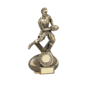 Shunxu Resin Rugby Trophy Custom Sports Award <strong>Athlete</strong> Sculpture Factory Wholesale - Product Image 1