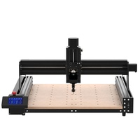 Machine de gravure CNC ActionLasers TTC450 pour usage domestique et professionnel, zone de gravure 460*460 mm, broche simple, contrôle NC Studio pour découpe et fraisage du PVC