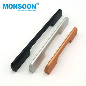 <span class=keywords><strong>Tirador</strong></span> de armario de aleación de <span class=keywords><strong>aluminio</strong></span> <span class=keywords><strong>blanco</strong></span> rosa negro largo de Hardware minimalista para armarios de cocina tocadores armarios cómodas - Product Image 5
