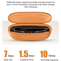 Lunettes Intelligentes IA avec Enregistrement Vidéo HD 1080P, 800W Pixels, Audio Sans Fil BT 5.3, Batterie 280mAh, Synchronisation WiFi, Aide au Bureau