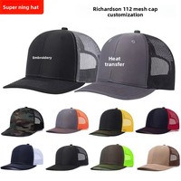 Gorra Trucker Clásica de 6 Paneles, Malla Transpirable, Cierre a Presión, Estructurada, con Logotipo Personalizado, Venta al Por Mayor, OEM, ODM, Protección Solar, Unisex para Exteriores