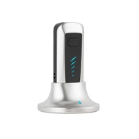 Nouveau mini-scanner de codes-barres portable sans fil 1D/2D transfrontalier, lecteur de codes-barres argent/noir 100 images/secondes