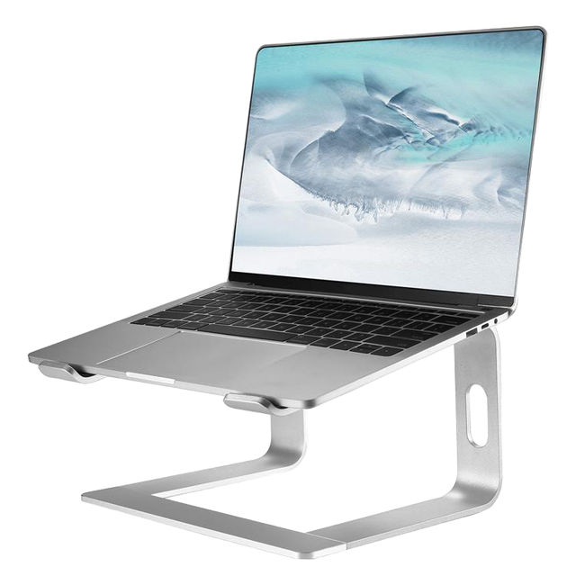 Portable Detachable Aluminum Alloy Mobile Laptop Stand Supports Notebooks and Desktop Laptops in Stock