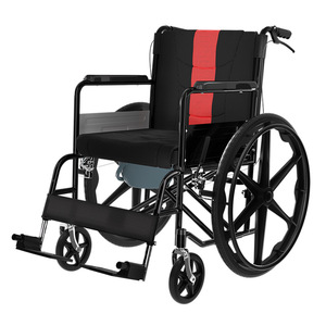 Fauteuil roulant manuel Jingqiao, pliable, avec poignées légères et portables, pour personnes âgées et handicapées, aide à la mobilité - Product Image 1