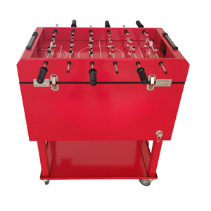Carrito Enfriador de Fútbol de Mesa Enrollable Práctico de 49L/65L, Cubo de Hielo Metálico con Ruedas para Mantener Fresco, Ideal para Fiestas - Product Image 6