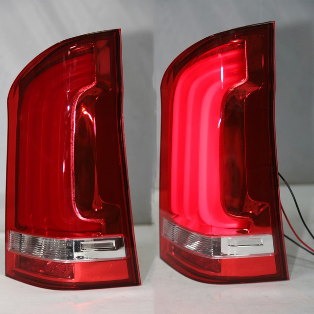 For Mercedes-Benz Vito New Viano LED Tail Lamp 2017 Year Rear Lamps Back Lights Red White Car Led Taillight