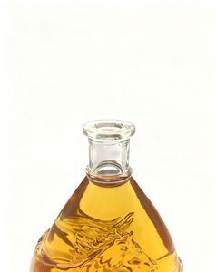 ガラス包装テキーラユニークな形状フラットスクリーン印刷されたホットスタンプコルク密封されたカスタマイズ可能な容量 - Product Image 4