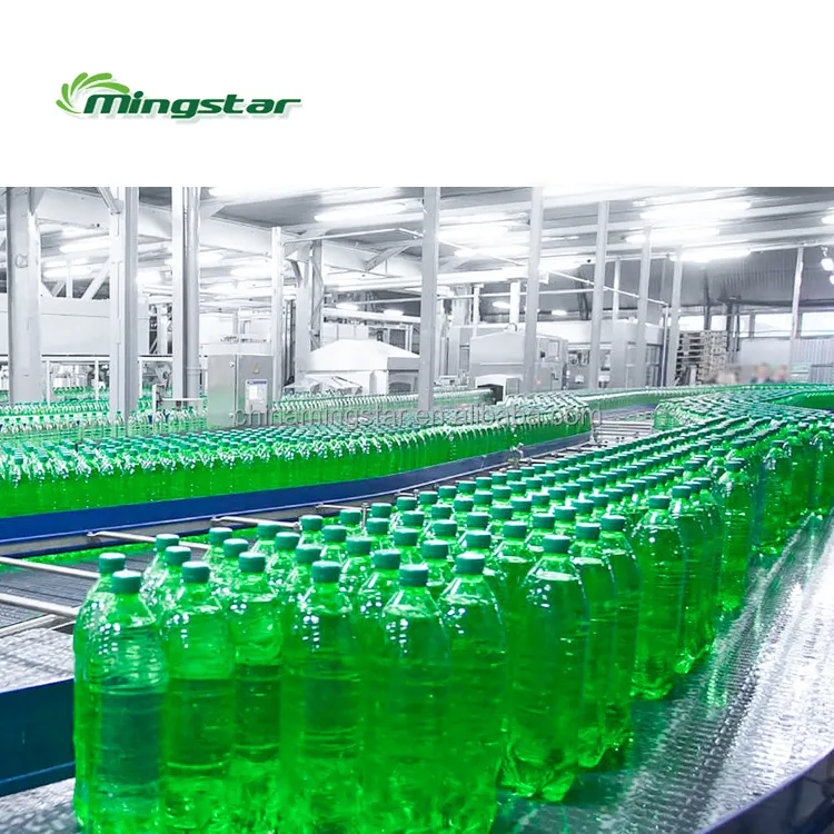 carbonated drinks Bottled Water Manufacturing Plant water filling machine production line plant