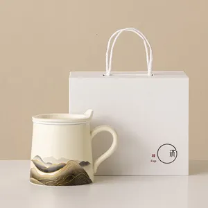 Taza <span class=keywords><strong>de</strong></span> té <span class=keywords><strong>de</strong></span> cerámica <span class=keywords><strong>de</strong></span> diseño moderno Yuanshan <span class=keywords><strong>con</strong></span> <span class=keywords><strong>filtro</strong></span> <span class=keywords><strong>de</strong></span> <span class=keywords><strong>tapa</strong></span>, función <span class=keywords><strong>de</strong></span> separación <span class=keywords><strong>de</strong></span> agua para oficina, uso Personal, regalo, taza <span class=keywords><strong>de</strong></span> té <span class=keywords><strong>de</strong></span> cerámica - Product Image 1