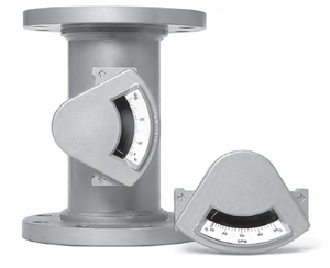 Medidor de Flujo de Gas y Líquido de Acero Inoxidable con Capacidad de Visualización de Doble Unidad de 1/2" y 1", Instalable en Ángulo Aleatorio - Product Image 1