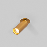 Spot LED orientable 8W, moderne, blanc/noir/anodisé/plaqué, en aluminium, 18D/24D/36D/60D