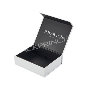 Thanh lịch có thể gập lại hộp cứng nhắc thiết kế sang trọng bán buôn tùy chỉnh từ gấp phẳng hộp có thể gập lại cho bao bì vải may mặc - Product Image 3