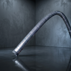 Manguera de Goma Reforzada con Alambre Espiral Flexible de Alta Presión, Color Negro, Cubierta Exterior de EPDM, Grosor de Pared de 25 mm, Modelo MRI para Uso Industrial - Product Image 6