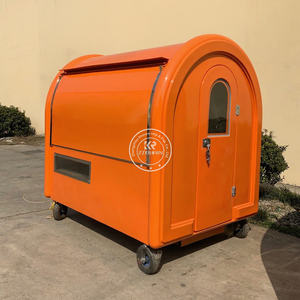 <span class=keywords><strong>Petite</strong></span> cuisine mobile de rue remorque de restauration rapide camion de burger de pizza mini chariot de nourriture en fibre de verre de restaurant chariot de crème glacée <span class=keywords><strong>vintage</strong></span> - Product Image 5