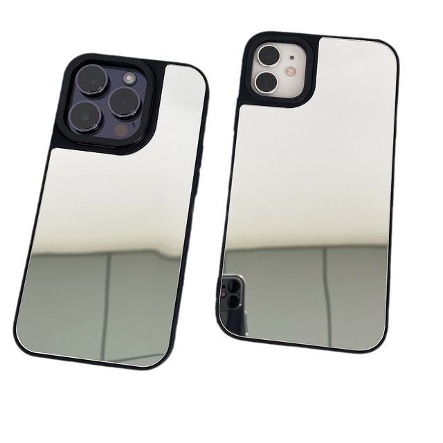 AilesTecca Customized Personalization Make up Mirror Phone Case Cover for iphone 15 14 13 12 11 Pro Max Xs Max