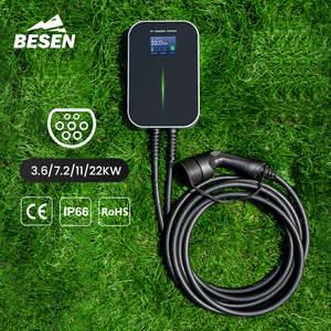 Chargeur mural BESEN <span class=keywords><strong>Mode</strong></span> <span class=keywords><strong>3</strong></span> 22 kW pour véhicules électriques avec câble de charge <span class=keywords><strong>Type</strong></span> <span class=keywords><strong>2</strong></span> - Product Image 2