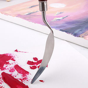 شين بوين الفولاذ المقاوم للصدأ اللوحة طقم السكاكين الفخار النحت أدوات النفط باليت للرسم سكين ل لوحة مزيج اللون - Product Image 5