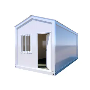 可拆卸定制低成本家居20英尺移动模块化小房子预制峰顶快速组装集装箱房