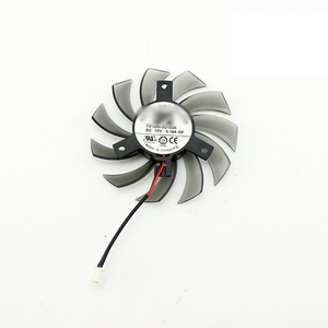 พัดลมระบายความร้อน 75 มม. รุ่น FS1280-S2153A 12V 0.16A สำหรับการ์ดจอ GPU GT240 <span class=keywords><strong>GTX</strong></span> <span class=keywords><strong>460</strong></span> GT560 GT430 GT440 ระยะห่างรู 40 มม. - Product Image 2