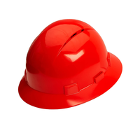 ANT5PPE-cascos de seguridad para construcción de la industria americana, con forma redonda