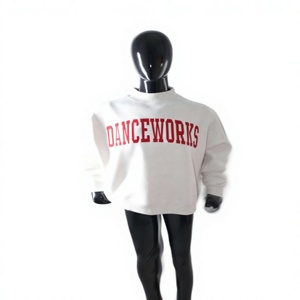 เสื้อสเวตเชิ้ตคอกลมทรงโอเวอร์ไซส์สำหรับผู้ชาย Danceworks Premium รุ่นฤดูหนาว ปักลายตามสั่ง พิมพ์ลาย ผ้าฝ้ายผสมขนแกะ แขนยาว - Product Image 2