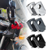PCX160 PCX150 PCX125 Aksesori Bantalan Pengangkat Stang Berkendara Nyaman Cocok untuk Diameter 28/22Mm Bagian Modifikasi CNC Blok Pengangkat