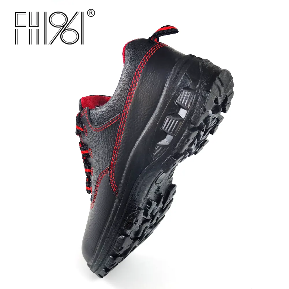 FH1961Brand New All-season versatilidad Suela de goma Zapatos DE SEGURIDAD deportivos con precio barato zapatos con punta de acero para hombres