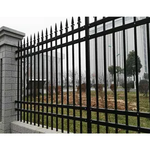 Guardrail Factory Direct Zinc Steel Garden Steel Fence Villa Guardrail Iron Metal Pvc Coated Security Fences