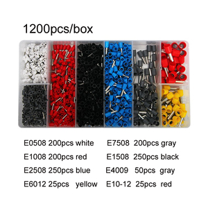 ขั้วต่อสายไฟฟ้าแบบหุ้มฉนวนสำเร็จรูป กล่องสีสำหรับขั้วต่อแบบหุ้มฉนวน VE แบบท่อ - Product Image 4