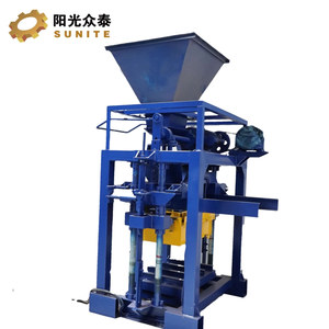 Sunite Beton-Bordsteinmaschine QT4-35 Pflasterstein-Herstellungsmaschine Automatische Ziegelherstellungsmaschine - Product Image 1